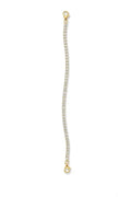 Radiant Gold-Tone Tennis Chain