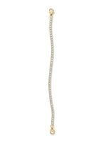 Radiant Gold-Tone Tennis Chain