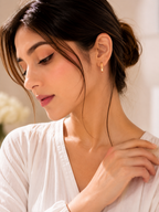 Gold Minimal Hoop Earrings