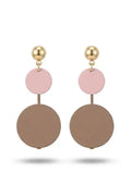 Stunning Golden Floral Stud Earrings