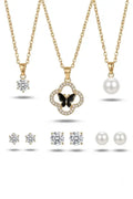 Trendy Bohemian Oxidized Dangler Earrings + Necklace