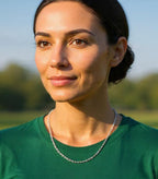 Minimalist Silver-Tone Rope Chain