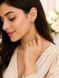Gold Bow Stud Earrings